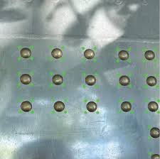 Vision inspection for missing rivets
